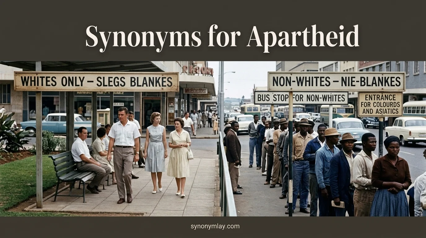 Synonyms for Apartheid
