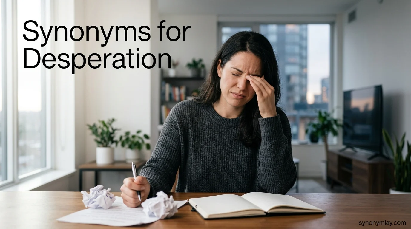 Synonyms for Desperation