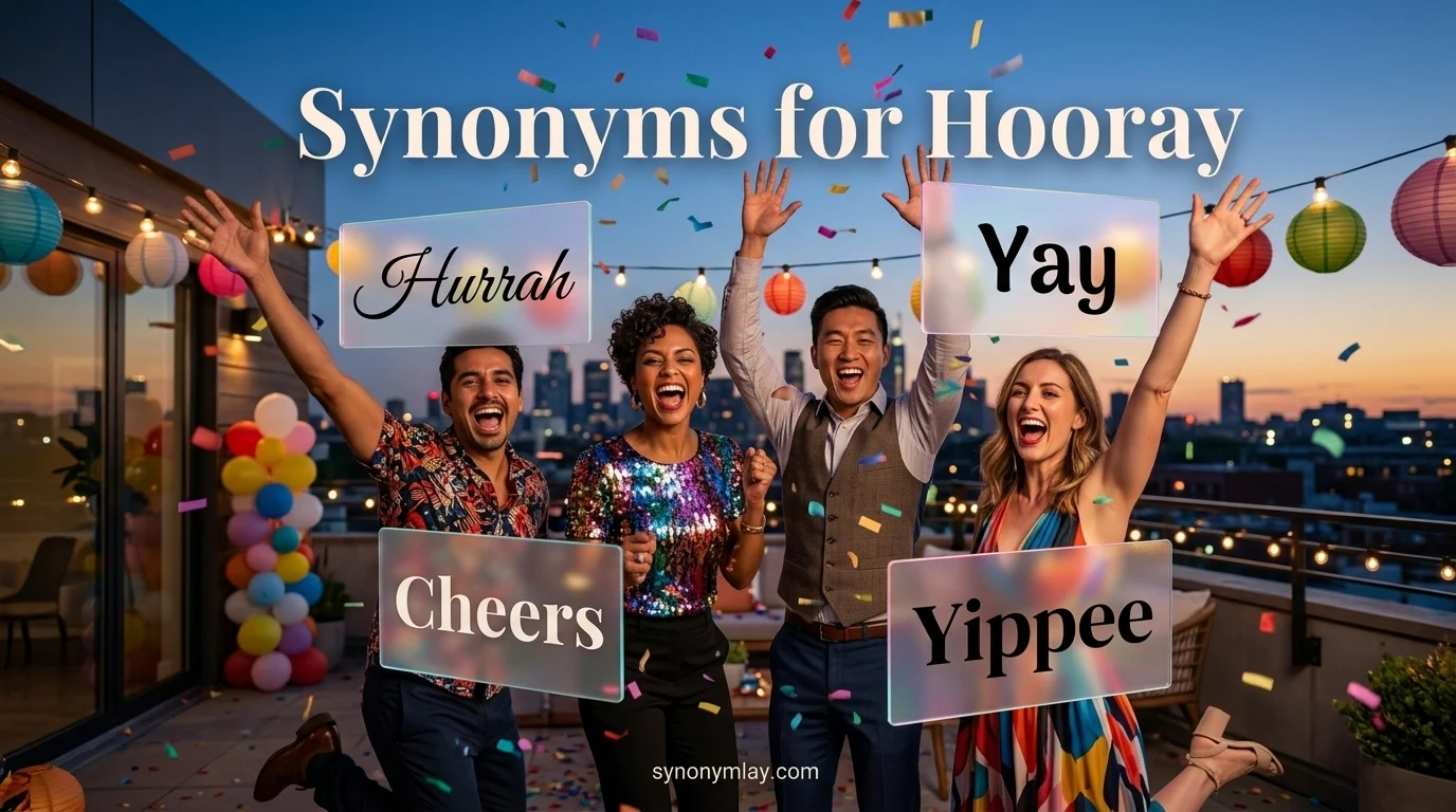 Synonyms for Hooray