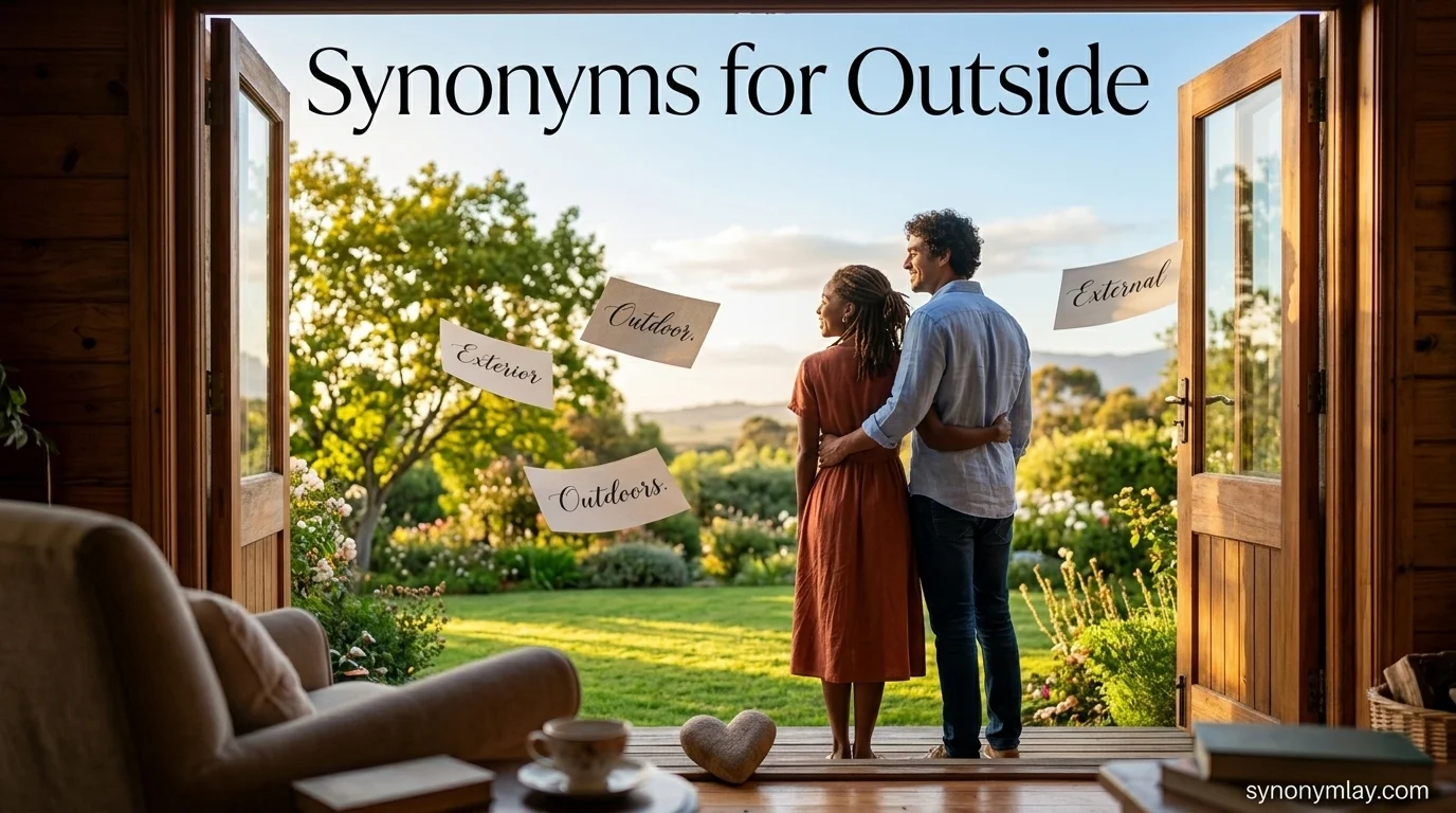 Synonyms for Outside