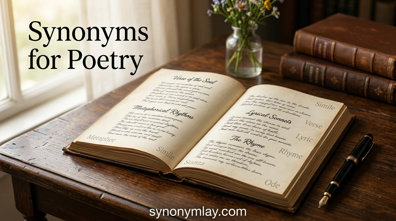 Synonyms for Poetry