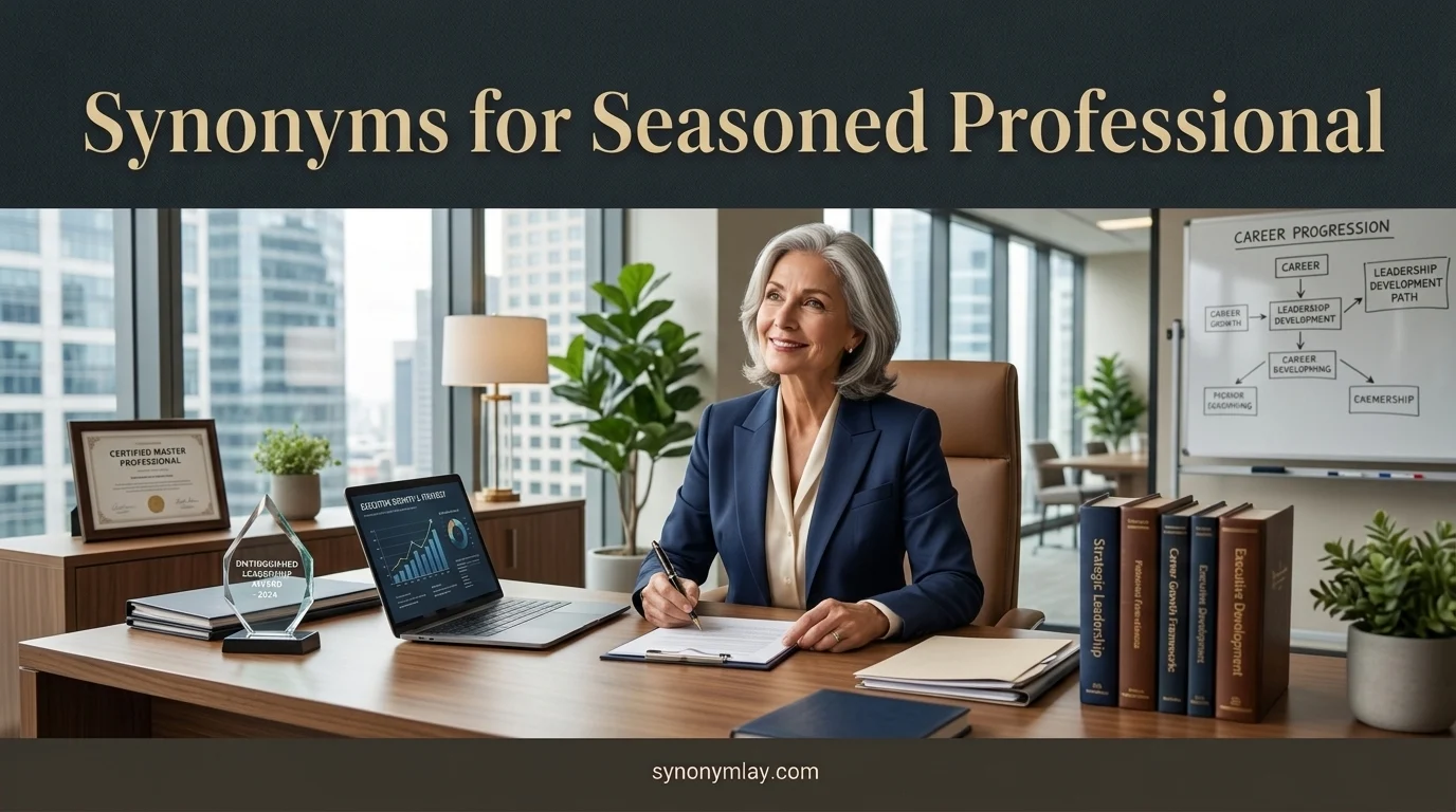 Synonyms for Seasoned Professional