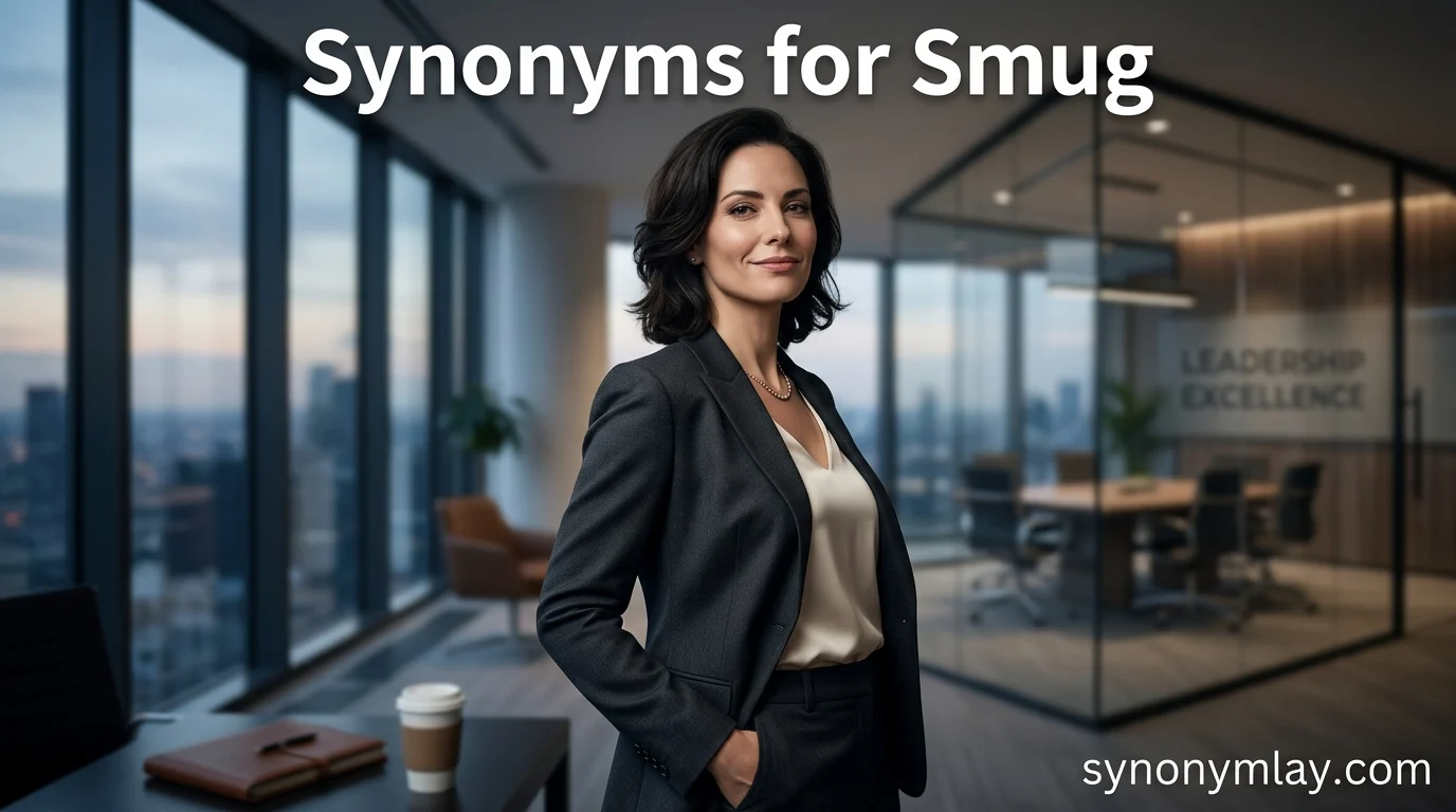 Synonyms for Smug
