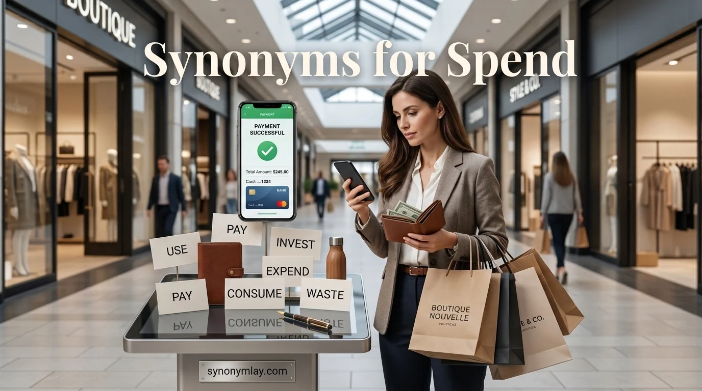 Synonyms for Spend