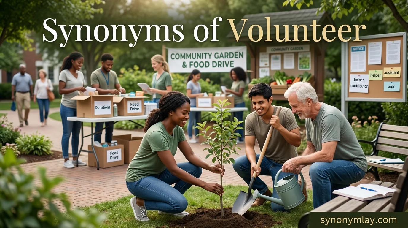 Synonyms of Volunteer