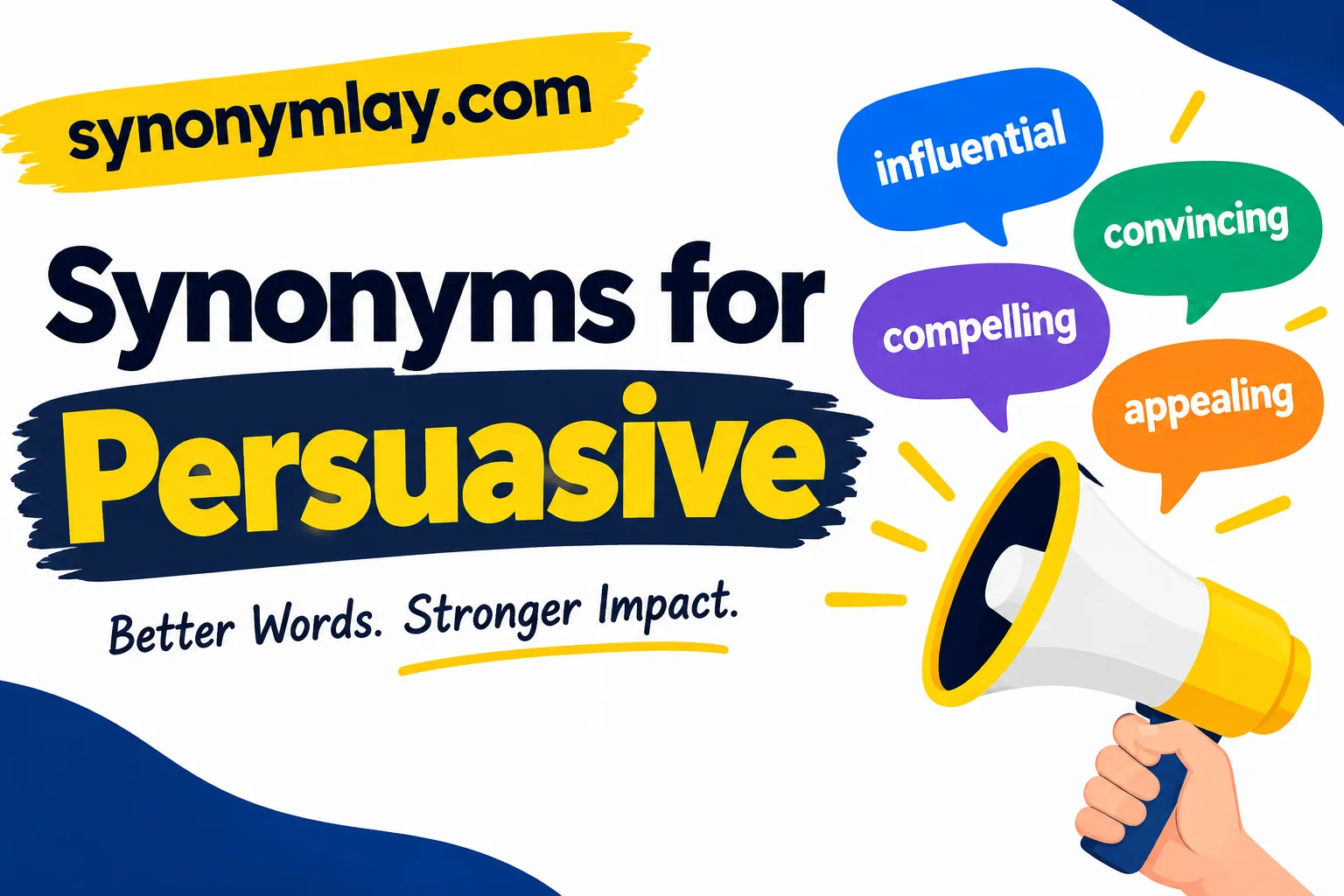 Synonyms for Persuasive