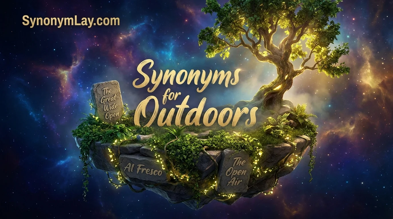 Synonyms for Outdoors