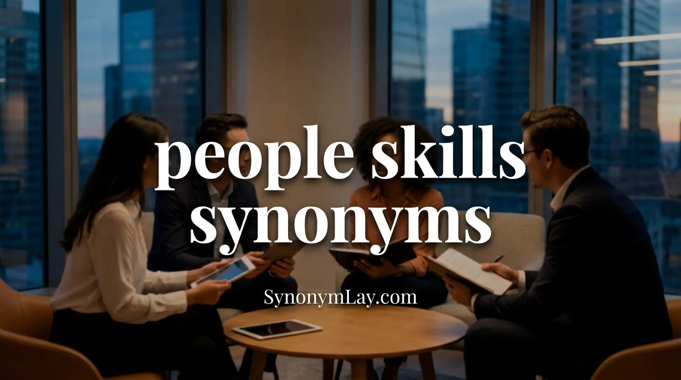People Skills Synonyms