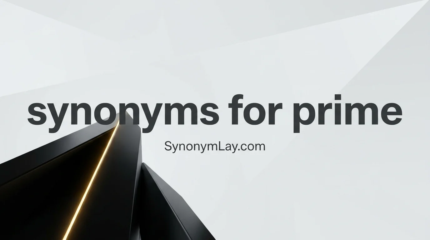 synonyms for prime