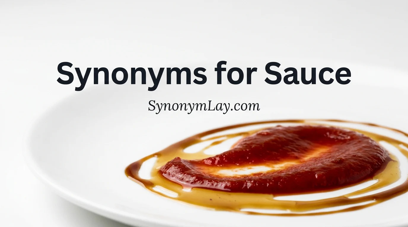 Synonyms for Sauce