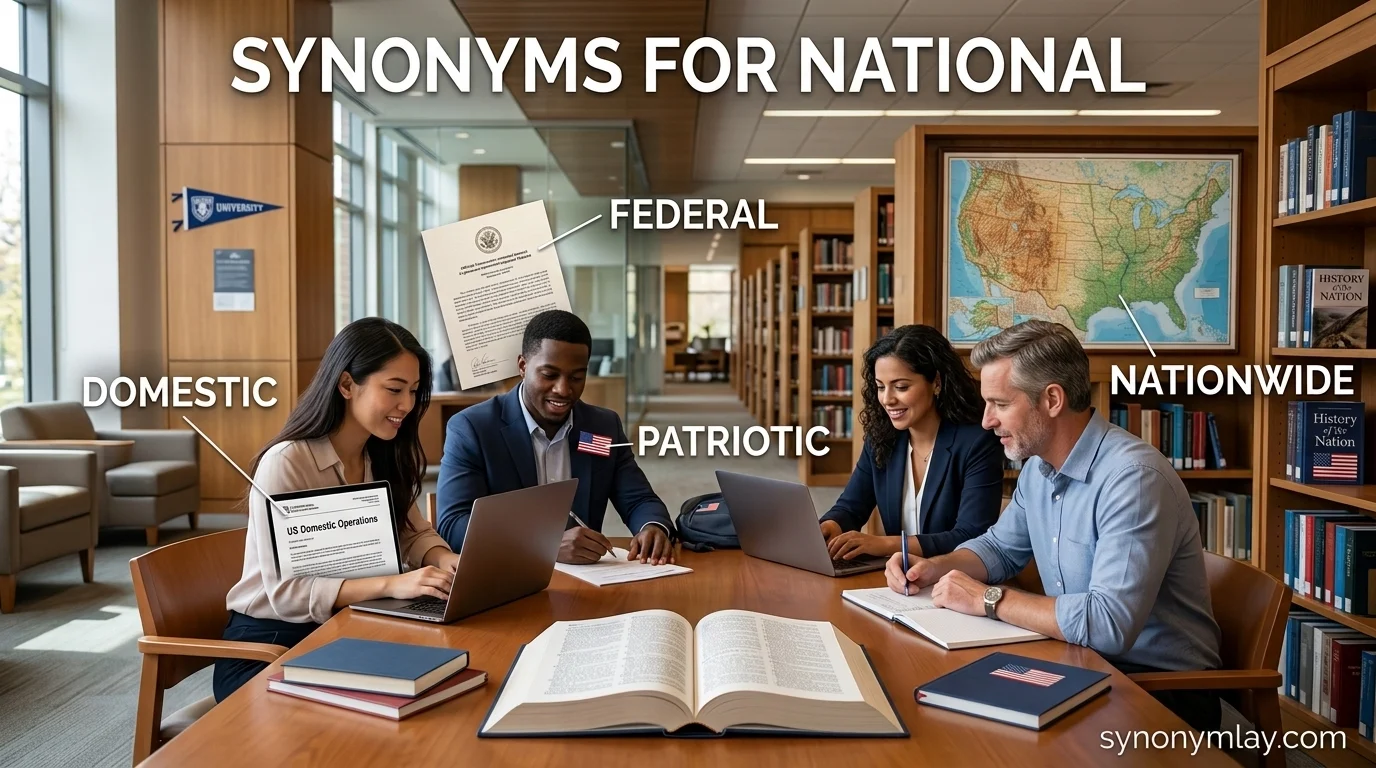Synonyms for National
