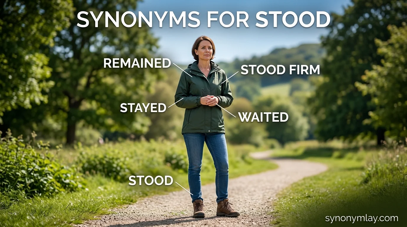 Synonyms for Stood