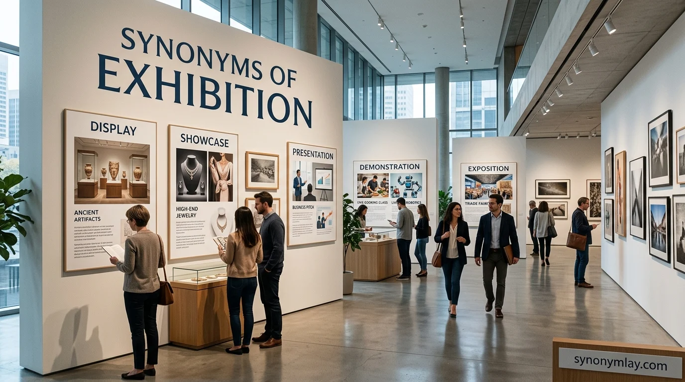 Synonyms of Exhibition
