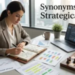 Synonyms of Strategically