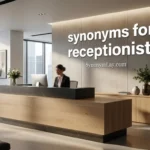 synonyms for receptionist