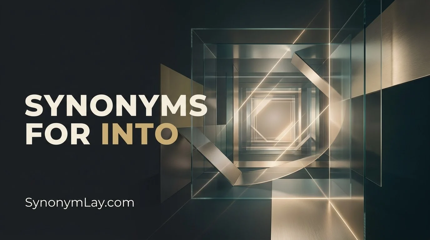 Synonyms for Into