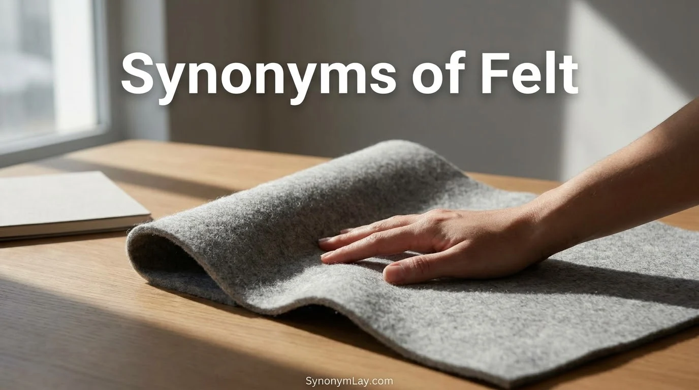 Synonyms of Felt